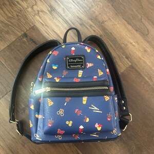 Rare Disney Parks Loungefly Snack Food Icons Mini Backpack